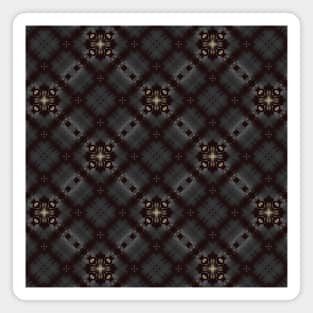 Black and White Spaced out Squares - WelshDesignsTP002 Magnet